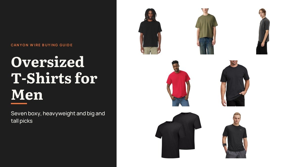 Best Oversized T-Shirts for Men: 7 Boxy, Heavy and Tall Cuts: the products compared