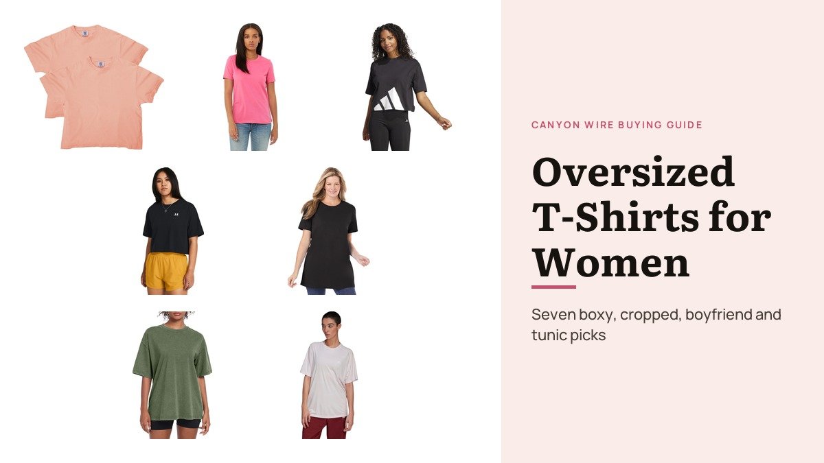 Best Oversized T-Shirts for Women: 7 Cropped to Tunic Cuts: the products compared