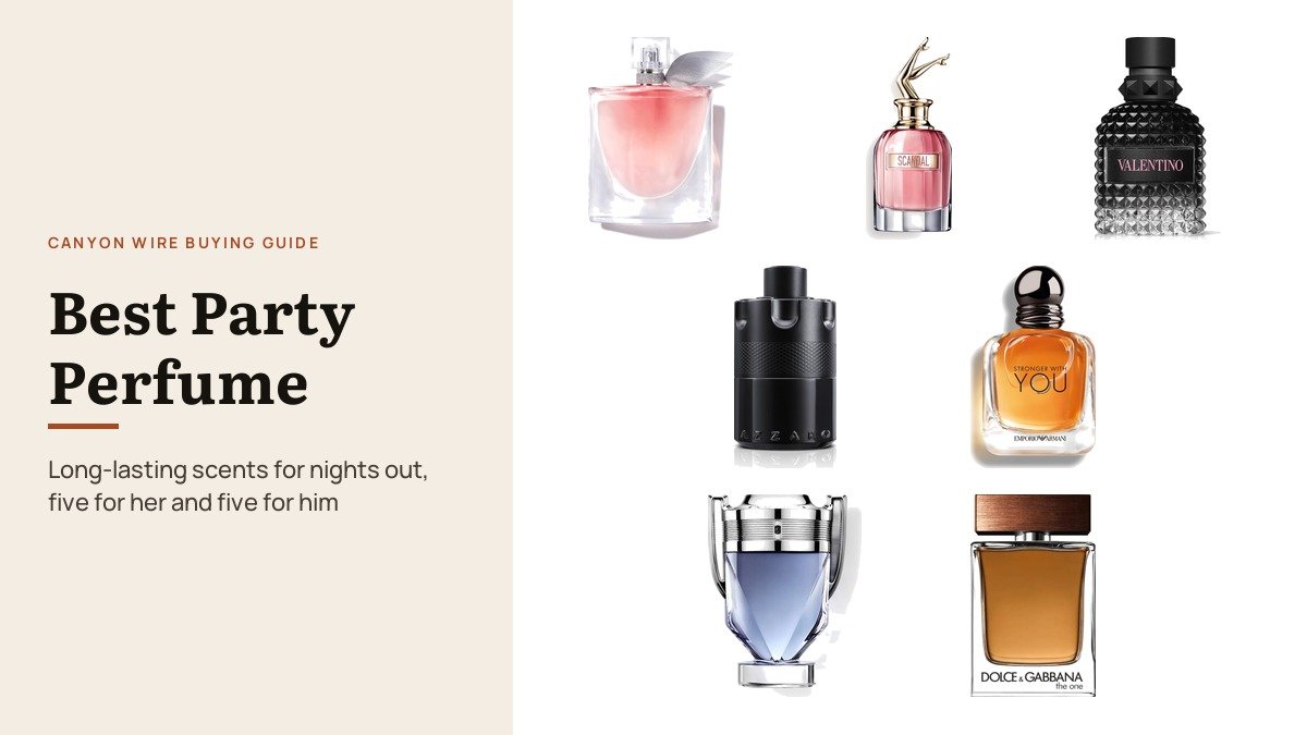 Best Party Perfume: 5 for Women and 5 for Men: the perfumes compared