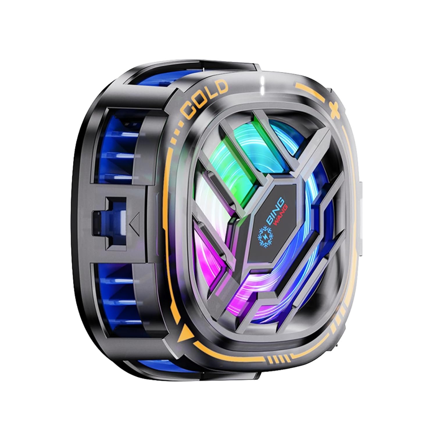 CHONCHOW magnetic phone cooler with RGB lighting and a back clip