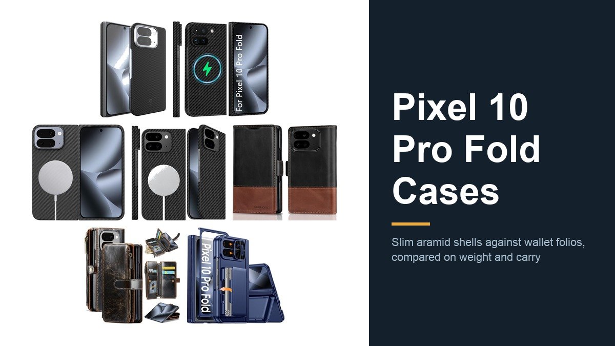 Pixel 10 Pro Fold Cases: Aramid Shells and Wallets Compared