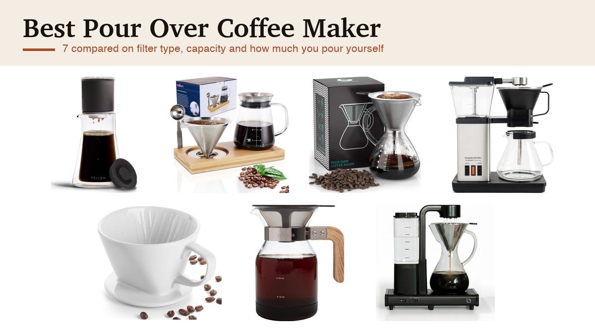 Best Pour Over Coffee Maker: 7 Compared on Filter and Capacity