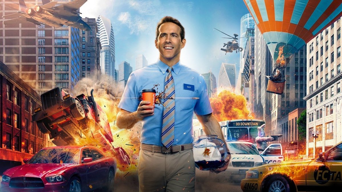 A scene from Free Guy (2021)