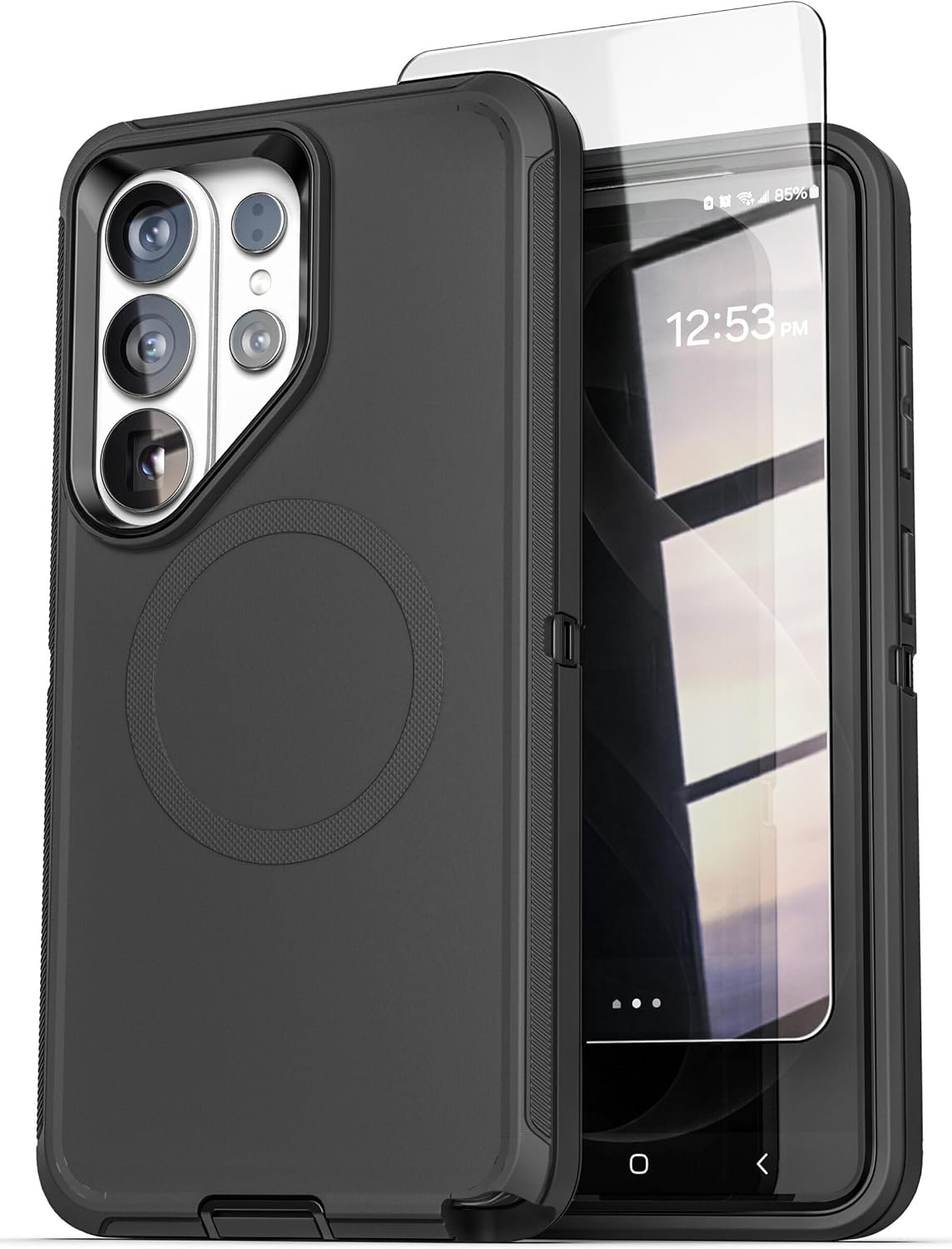 ENCASED Ranger Series rugged case for the Galaxy S26 Ultra with flexible port covers