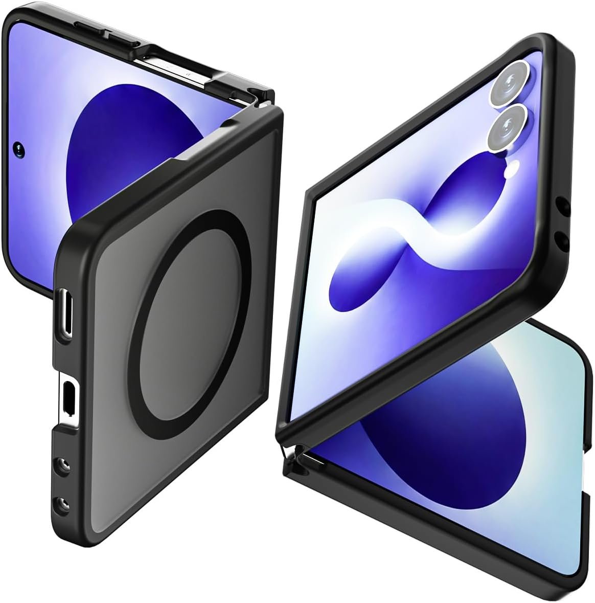 AICase translucent matte magnetic case for the Galaxy Z Flip8