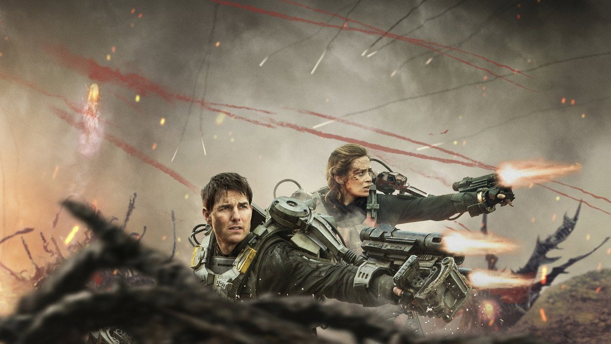 A scene from Edge of Tomorrow (2014)