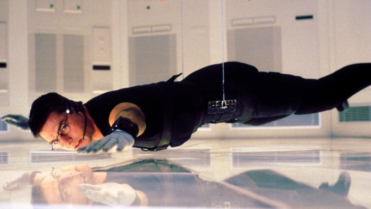A scene from Mission: Impossible (1996)