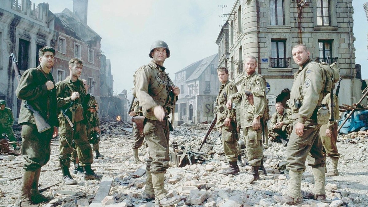 A scene from Saving Private Ryan (1998)