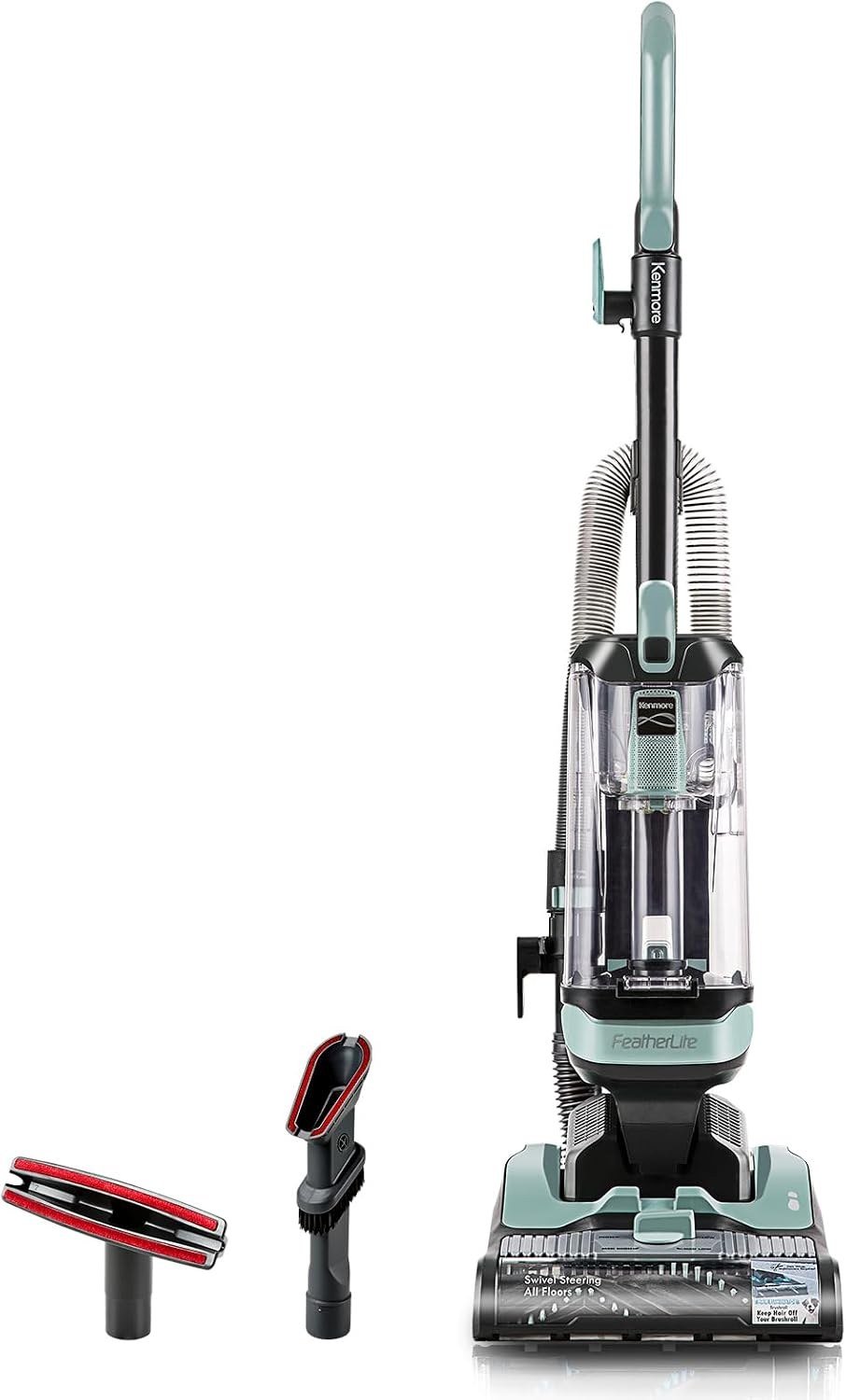 Kenmore FeatherLite DU1275 bagless upright vacuum in light green