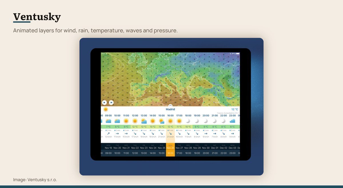 Ventusky shown on the Ventusky s.r.o. page