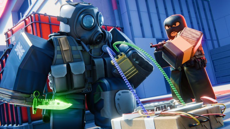BloxStrike weapon case artwork on Roblox