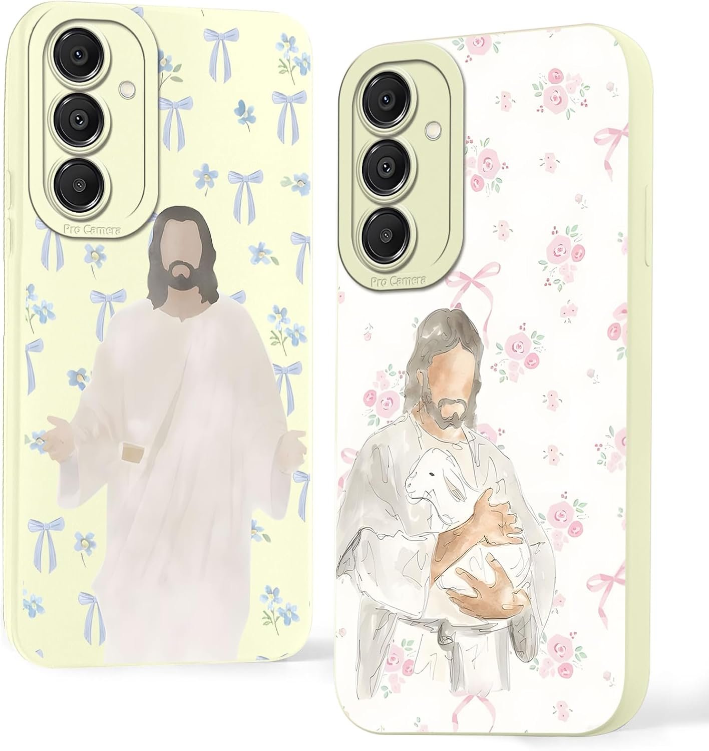 Printed bow and floral design case for the Samsung Galaxy A16 5G