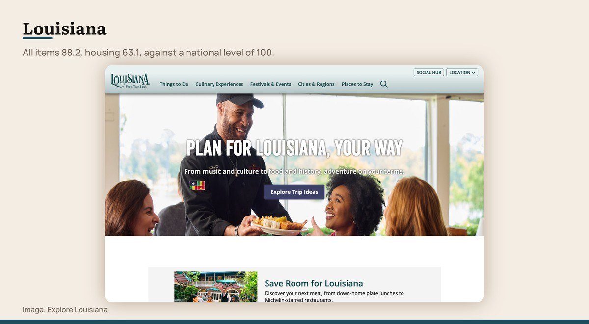 The official Louisiana state website