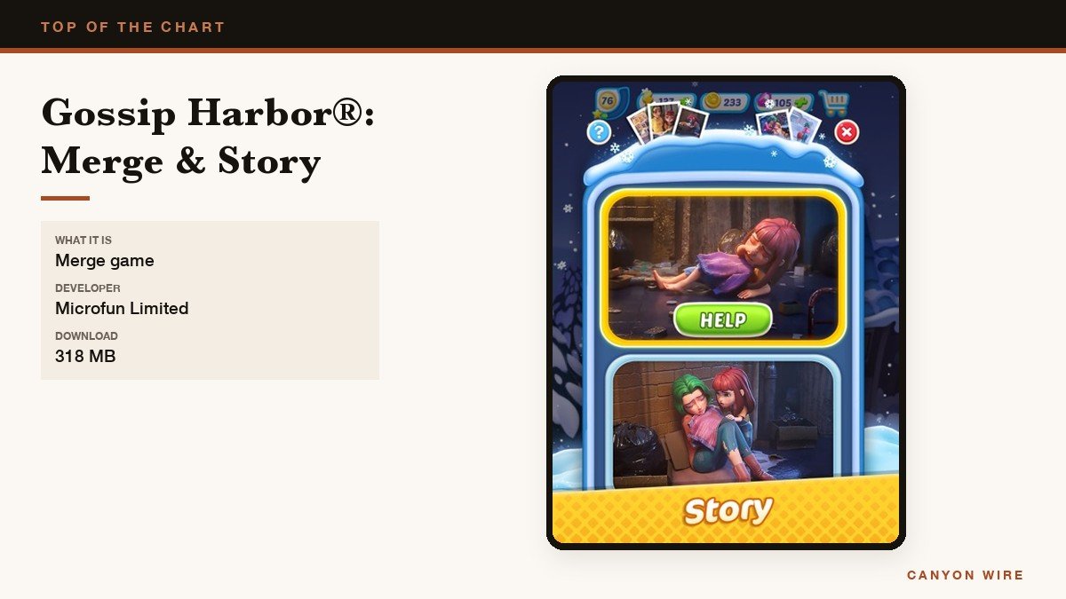 Gossip Harbor®: Merge & Story gameplay screenshot