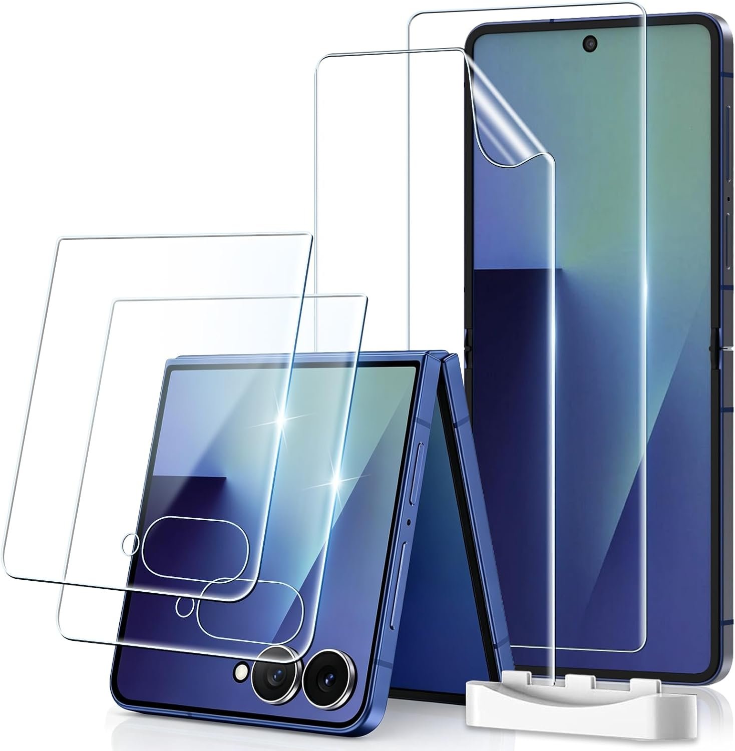 MoShieldwish two plus two screen protector pack for the Galaxy Z Flip 7 and Z Flip 8