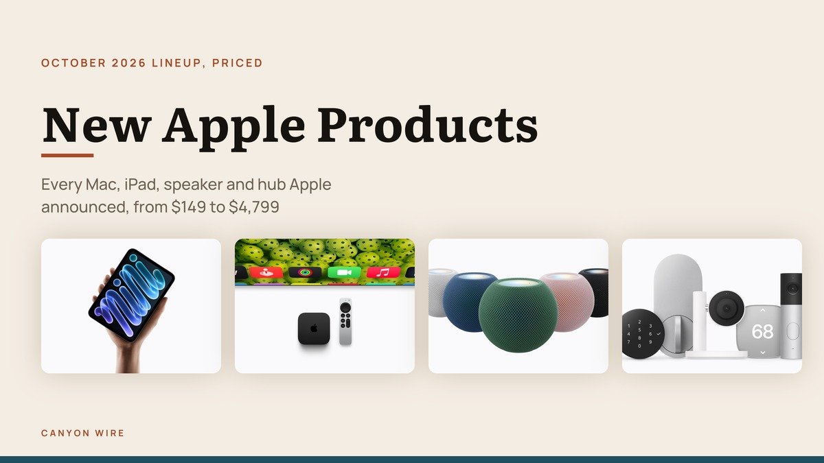 New Apple Products: Everything Apple Just Launched