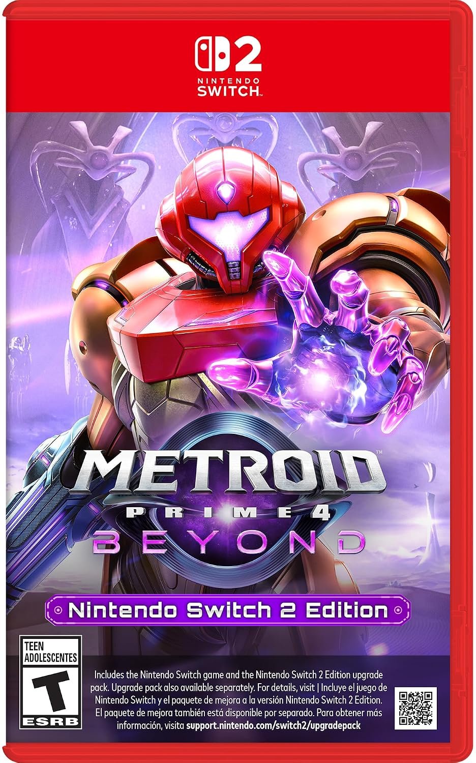 Metroid Prime 4 Beyond Nintendo Switch 2 Edition box art