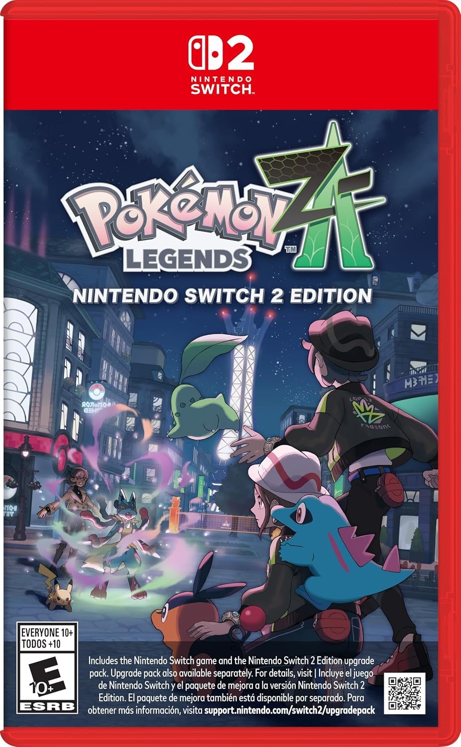 Pokemon Legends Z-A Nintendo Switch 2 Edition box art