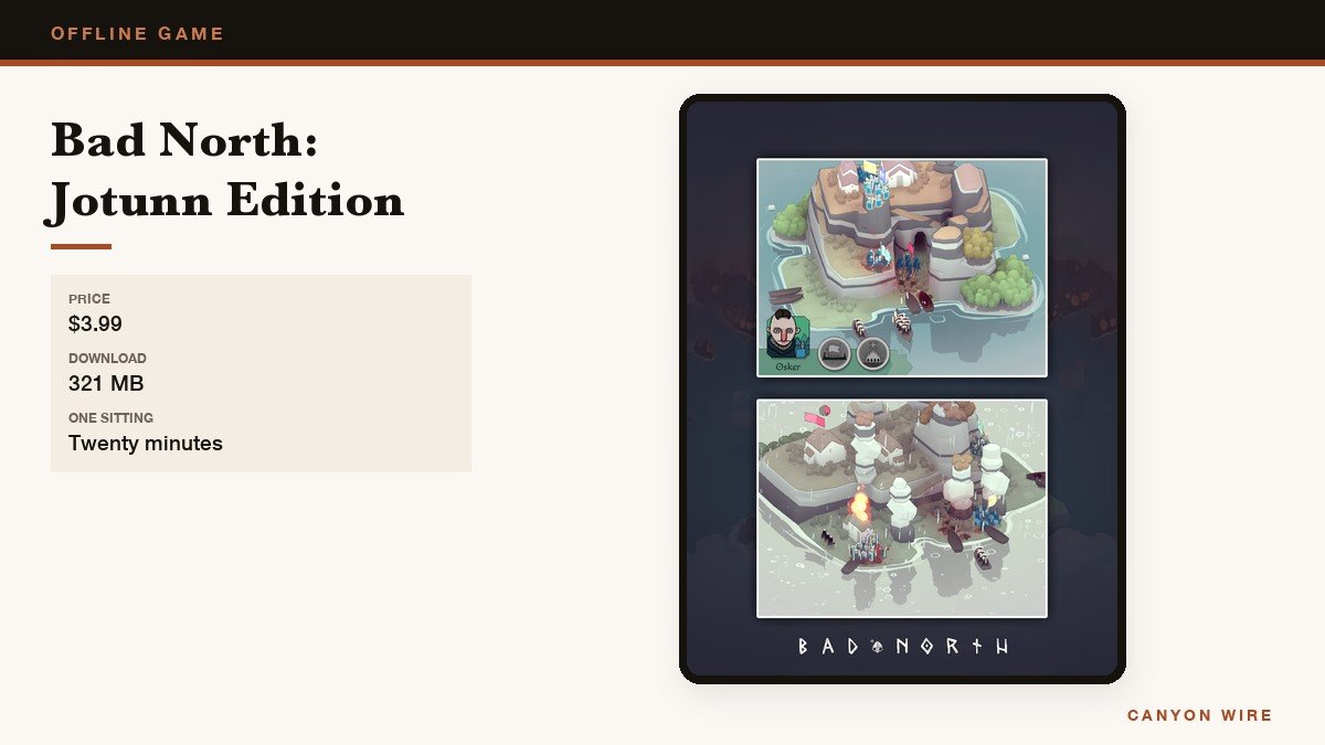 Bad North: Jotunn Edition gameplay screenshot