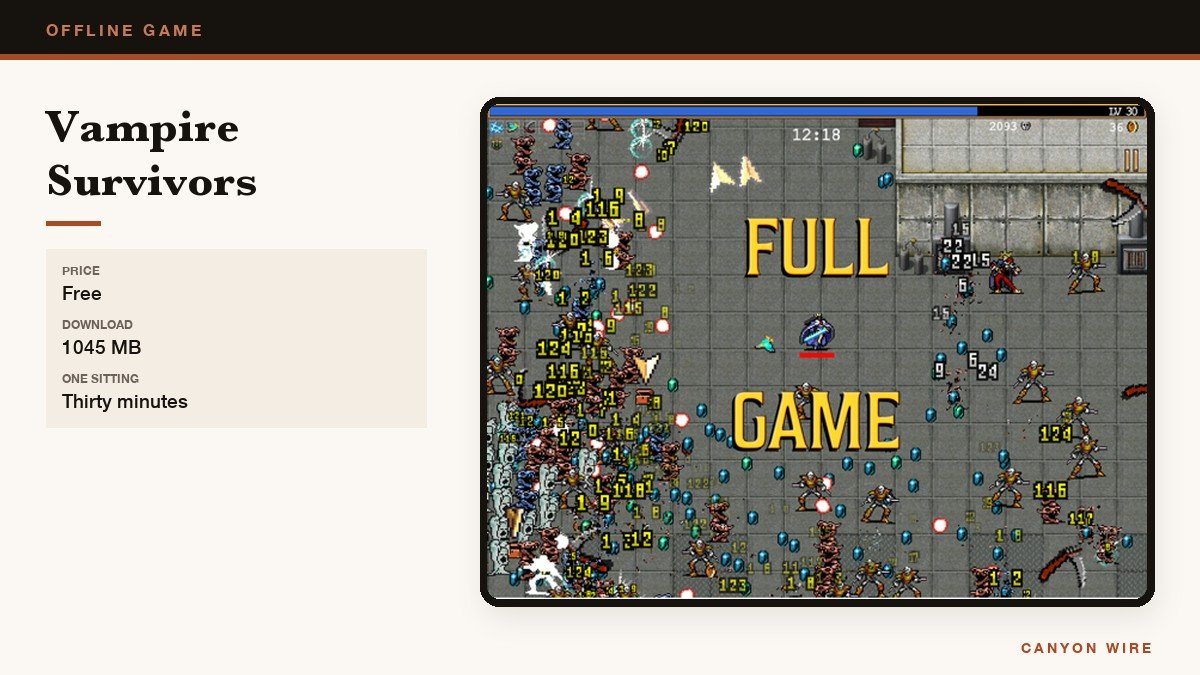 Vampire Survivors gameplay screenshot