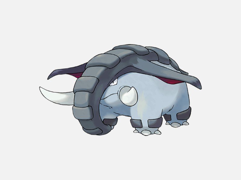 Official artwork of Donphan, a Ground-type Pokémon