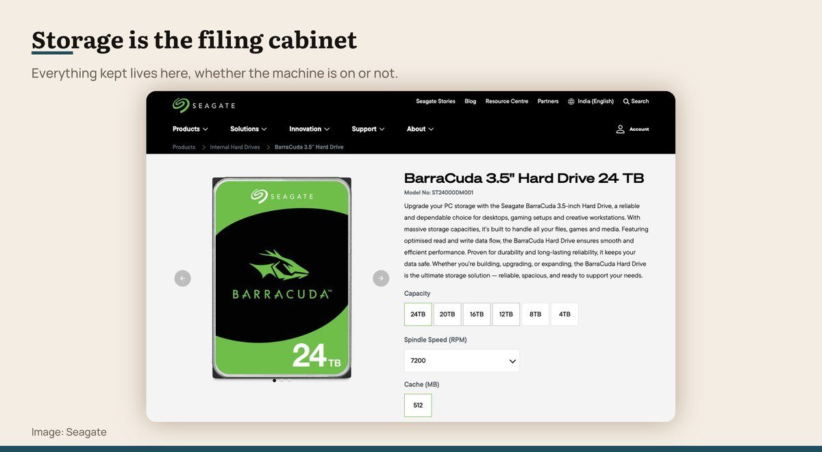 The Seagate BarraCuda hard drive product page
