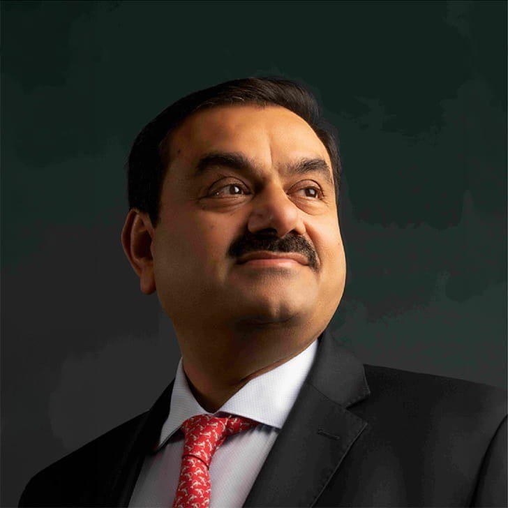 Portrait of Gautam Adani, founder and chairman of the Adani Group