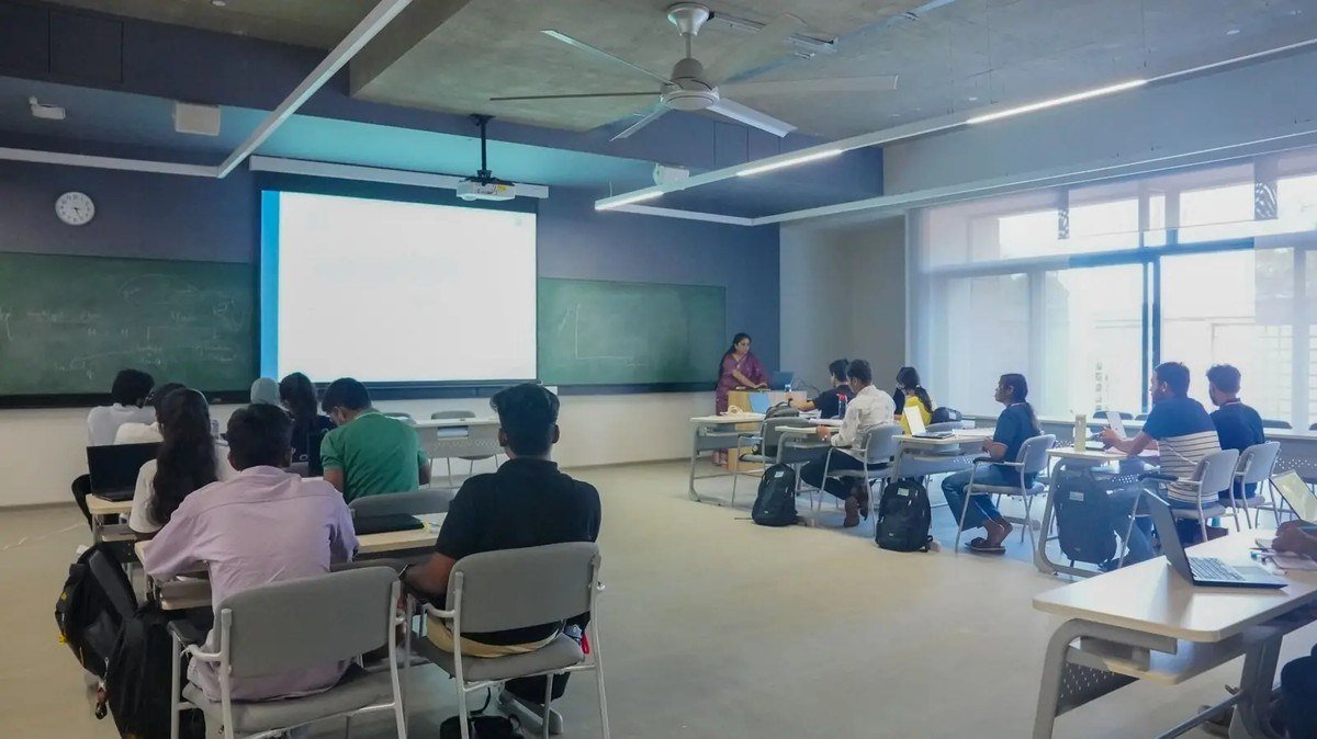 Classroom at Azim Premji University