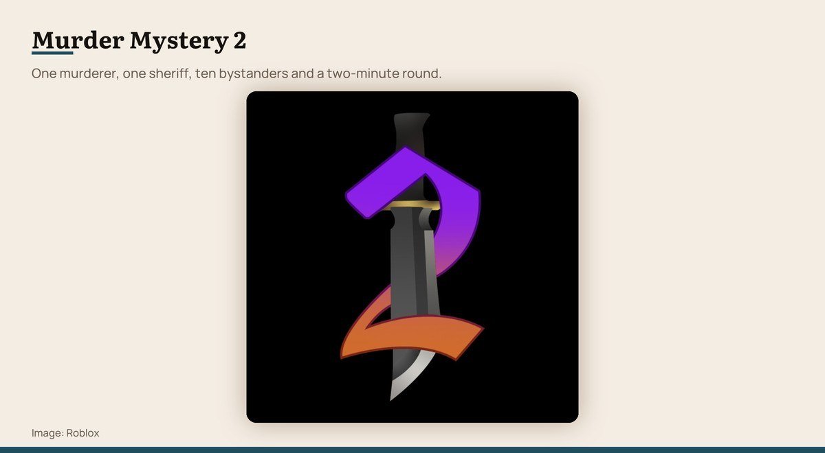 The Murder Mystery 2 game icon on Roblox