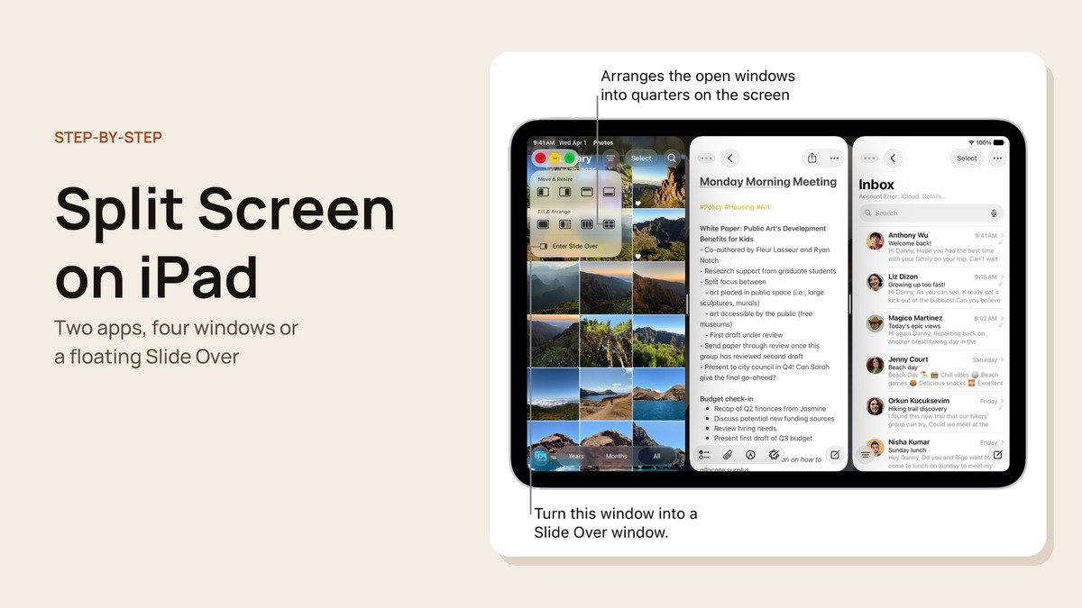 Split Screen on iPad: How to Use Two or More Apps at Once