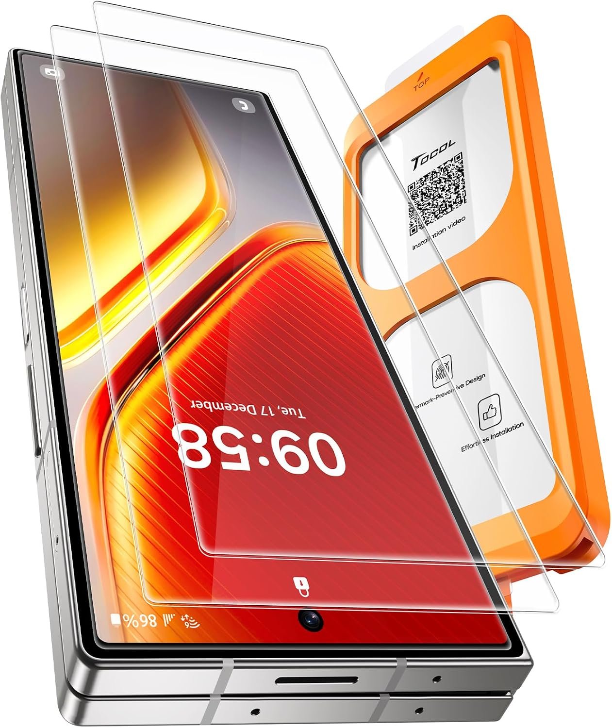 TOCOL auto-align screen protector for the Samsung Galaxy Z Fold 8 Ultra