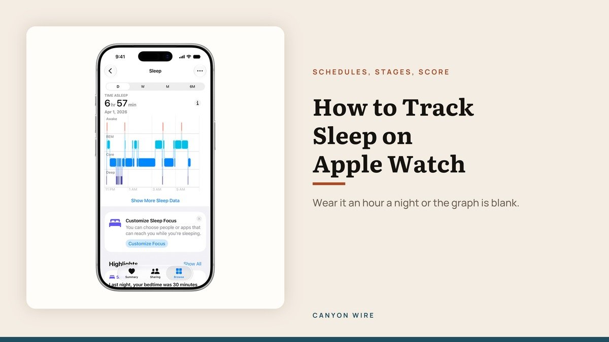 How to Track Sleep on Apple Watch: Setup to Score