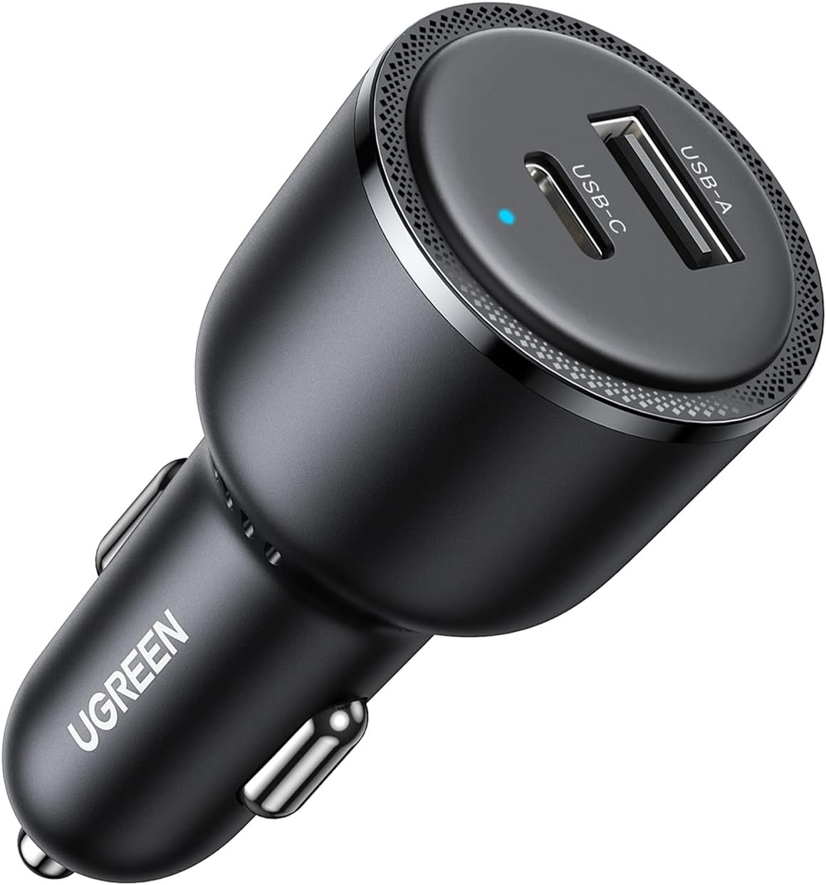 UGREEN 63W two-port USB-C car charger cigarette lighter adapter
